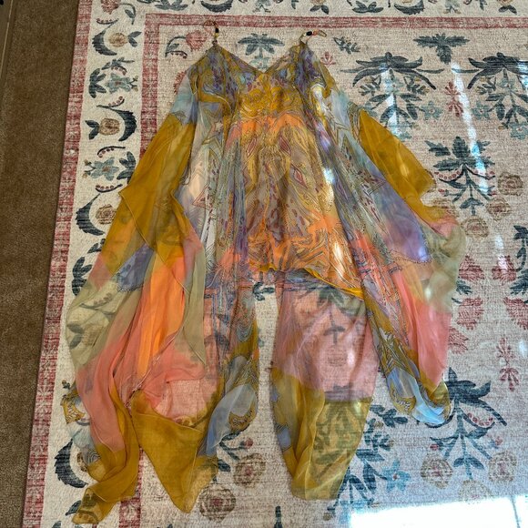 (SOLD) EMILIO PUCCI SS 2015 Psychedelic Print Silk Mini Dress (US 8) - Picture 2 of 7